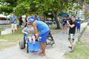 Pessoas com deficiência ou mobilidade reduzida podem usar cadeiras anfíbias no banho de mar - Foto: Aliocha Mauricio/SEDS