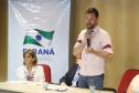 Abertura do II Encontro da Transversalidade na Política de Garantia dos Direitos da Pessoa com Deficiência participam do evento Maria de Lourdes San Roman, Superintendente da Assistência Social, Juliano Schmidt Gevaerd, Superintendente de Atenção à Saúde, Leandro Nunes Meller, Superintendente de Políticas de Garantia de Direitos; Márcia Terezinha Steil, Chefe do Departamento de Atenção às Condições Crônicas da SESA, Denise Xavier Messias, Coordenadora de Saúde da Secretaria da Ciência,