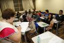 Secretaria Estadual de Educação do Paraná; Instituto de Educação Erasmo Piloto do Paraná, alunos estrangeiros matriculados no Celem tem aulas de português. 27-02-18. Foto: Hedeson Alves