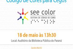 Biblioteca promove palestra sobre sistema de cores para deficientes visuais