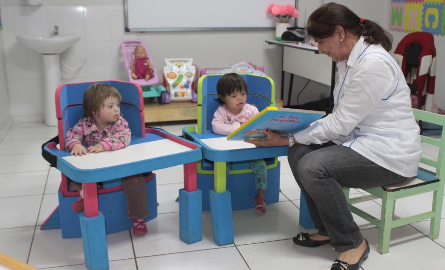Os créditos e sorteios do programa Nota Paraná, do Governo do Estado, vão ajudar a melhorar o atendimento dos 450 alunos da Associação de Pais e Amigos de Excepcionais (Apae) de Cascavel, no Oeste do Paraná.Foto: Divulgação