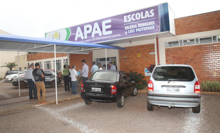 Os créditos e sorteios do programa Nota Paraná, do Governo do Estado, vão ajudar a melhorar o atendimento dos 450 alunos da Associação de Pais e Amigos de Excepcionais (Apae) de Cascavel, no Oeste do Paraná.Foto: Divulgação