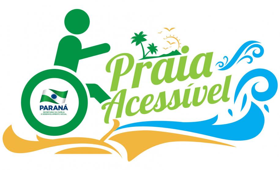 Paraná terá ações e atividades à beira-mar para pessoas deficientes. Foto: Divulgação Seds